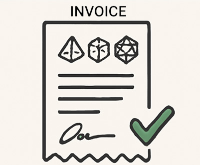 Dice Invoice