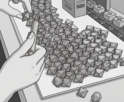 Dice Mass Production